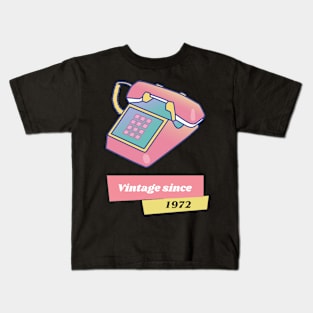 Vintage since 1972 Kids T-Shirt
